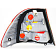 Driver and Passenger Side, Inner and Outer Halogen Tail Light, Without bulb(s), OE Replacement