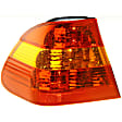 Driver and Passenger Side, Inner and Outer Halogen Tail Light, Without bulb(s), OE Replacement