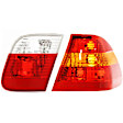 Tail Lights, without Bulb, Halogen, For Models with White Direction Indicator Lights (Code S785A), Production Date From September 2001