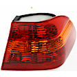 Tail Lights, without Bulb, Halogen, For Models with White Direction Indicator Lights (Code S785A), Production Date From September 2001