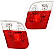 Driver and Passenger Side Halogen Tail Light, Without bulb(s), OE Replacement