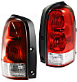 2005 Saturn Relay - Driver and Passenger Side Halogen Tail Light, With bulb(s), OE Replacement