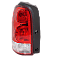 Driver and Passenger Side Halogen Tail Light, With bulb(s), OE Replacement, CAPA Certified