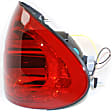 Driver and Passenger Side Halogen Tail Light, With bulb(s), OE Replacement
