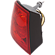 Driver and Passenger Side, Outer Halogen Tail Light, With bulb(s), OE Replacement