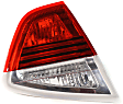 Driver and Passenger Side, Inner Halogen Tail Light, Without bulb(s), OE Replacement