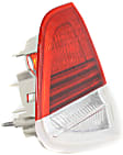 Driver and Passenger Side, Inner Halogen Tail Light, Without bulb(s), OE Replacement