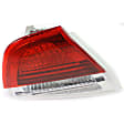 Driver Side, Inner And Outer Halogen Tail Light, Without bulb(s), OE Replacement, Sedan