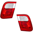 Driver and Passenger Side, Inner Halogen Tail Light, Without bulb(s), OE Replacement, Sedan