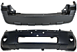 2010 Ford Escape - Front and Rear Primed Bumper Cover, For Models With Appearance Package