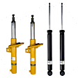 SET-BIL19267111-A Front and Rear, Driver and Passenger Side Shock and Bare Strut