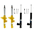 SET-BIL20238988-B Front and Rear, Driver and Passenger Side Shock and Bare Strut