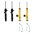 SET-BIL20250744-E Front and Rear, Driver and Passenger Side Shock and Bare Strut