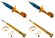 SET-BIL24015240 Front and Rear, Driver and Passenger Side Shock and Bare Strut, FWD