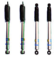SET-BIL24185776-C Front and Rear, Driver and Passenger Side Shocks, Four Wheel Drive, 0-1 in. Lift, 5100 Series