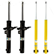 SET-BIL24229890-K Front and Rear, Driver and Passenger Side Shock and Bare Strut