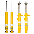 SET-BIL24264570-B Front and Rear, Driver and Passenger Side Shock and Bare Strut