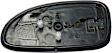 Driver and Passenger Side Mirror Glass, Non-Heated, No Blind Spot Feature
