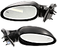 Driver and Passenger Side Mirrors, Power Adjust, Non-Folding, Heated, Paintable, No Signal Light, No Memory, No Puddle Light, No Auto-Dimming, No Blind Spot Feature