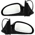 Driver and Passenger Side Mirrors, Power Adjust, Manual Folding, Non-Heated, Paintable, No Signal Light, No Memory, No Puddle Light, No Auto-Dimming, No Blind Spot Feature