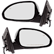Driver and Passenger Side Mirrors, Power, Manual Folding, Heated, Paintable, In-housing Signal Light, With memory, No Puddle Light, No Auto-Dimming, No Blind Spot Feature