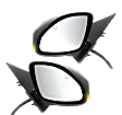 Driver and Passenger Side Mirrors, Power, Power Folding, Heated, Paintable, In-housing Signal Light, With memory, No Puddle Light, No Auto-Dimming, No Blind Spot Feature