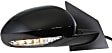 Driver and Passenger Side Mirrors, Power, Power Folding, Heated, Paintable, In-housing Signal Light, With memory, No Puddle Light, No Auto-Dimming, No Blind Spot Feature