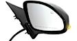 Driver and Passenger Side Mirrors, Power, Power Folding, Heated, Paintable, In-housing Signal Light, With memory, No Puddle Light, No Auto-Dimming, No Blind Spot Feature
