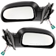 2004-2007 Buick Rainier - Driver and Passenger Side Mirrors, Power, Manual Folding, Heated, Paintable, In-housing Signal Light, With memory, No Puddle Light, No Auto-Dimming, No Blind Spot Feature