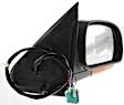 2004-2007 Buick Rainier - Driver and Passenger Side Mirrors, Power, Manual Folding, Heated, Paintable, In-housing Signal Light, With memory, No Puddle Light, No Auto-Dimming, No Blind Spot Feature