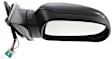 2004-2007 Buick Rainier - Driver and Passenger Side Mirrors, Power, Manual Folding, Heated, Paintable, In-housing Signal Light, With memory, No Puddle Light, No Auto-Dimming, No Blind Spot Feature