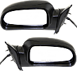 Driver and Passenger Side Mirrors, Power, Manual Folding, Heated, Textured Black, In-housing Signal Light, With memory, No Puddle Light, No Auto-Dimming, No Blind Spot Feature