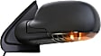 Driver and Passenger Side Mirrors, Power, Manual Folding, Heated, Textured Black, In-housing Signal Light, With memory, No Puddle Light, No Auto-Dimming, No Blind Spot Feature