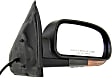 Driver and Passenger Side Mirrors, Power, Manual Folding, Heated, Textured Black, In-housing Signal Light, With memory, No Puddle Light, No Auto-Dimming, No Blind Spot Feature
