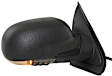 Driver and Passenger Side Mirrors, Power, Manual Folding, Heated, Textured Black, In-housing Signal Light, With memory, No Puddle Light, No Auto-Dimming, No Blind Spot Feature