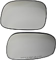 Driver and Passenger Side Mirror Glass, Heated, No Blind Spot Feature