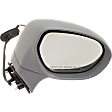Driver and Passenger Side Mirrors, Power Adjust, Manual Folding, Heated, Paintable, In-housing Signal Light, No Memory, No Puddle Light, No Auto-Dimming, No Blind Spot Feature
