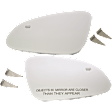 Driver and Passenger Side Mirror Glass, Heated, No Blind Spot Feature