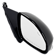 Driver and Passenger Side Mirrors, Power, Manual Folding, Heated, Paintable, In-housing Signal Light, With memory, No Puddle Light, No Auto-Dimming, With Blind Spot Detection in Glass