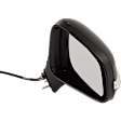 Driver and Passenger Side Mirrors, Power, Manual Folding, Heated, Paintable, In-housing Signal Light, No Memory, No Puddle Light, No Auto-Dimming, No Blind Spot Feature