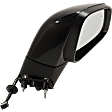 Driver and Passenger Side Mirrors, Power Adjust, Manual Folding, Heated, Paintable, In-housing Signal Light, With memory, No Puddle Light, No Auto-Dimming, With Blind Spot Detection in Glass