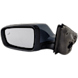 Driver and Passenger Side Mirrors, Power Adjust, Manual Folding, Heated, Paintable, In-Housing Signal Light, With Memory, With Puddle Light, No Auto-Dimming, With Blind Spot Detection in Glass