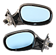 Driver and Passenger Side Mirrors, Power, Manual Folding, Heated, Paintable, No Signal Light, Memory, Puddle Light, Auto-Dimming, and Blind Spot Feature, Wagon, For Models With Shadow Line