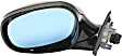 Driver and Passenger Side Mirrors, Power, Manual Folding, Heated, Paintable, No Signal Light, Memory, Puddle Light, Auto-Dimming, and Blind Spot Feature, Wagon, For Models With Shadow Line