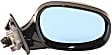 Driver and Passenger Side Mirrors, Power, Manual Folding, Heated, Paintable, No Signal Light, Memory, Puddle Light, Auto-Dimming, and Blind Spot Feature, Wagon, For Models With Shadow Line