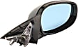 Driver and Passenger Side Mirrors, Power, Manual Folding, Heated, Paintable, No Signal Light, Memory, Puddle Light, Auto-Dimming, and Blind Spot Feature, Wagon, For Models With Shadow Line
