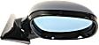 Driver and Passenger Side Mirrors, Power, Manual Folding, Heated, Paintable, No Signal Light, Memory, Puddle Light, Auto-Dimming, and Blind Spot Feature, Wagon, For Models With Shadow Line
