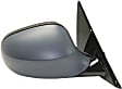 Driver and Passenger Side Mirrors, Power, Manual Folding, Heated, Paintable, No Signal Light, Memory, Puddle Light, Auto-Dimming, and Blind Spot Feature, Wagon, For Models With Shadow Line