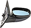 Driver and Passenger Side Mirrors, Power, Manual Folding, Heated, Paintable, No Signal Light, Memory, Puddle Light, Auto-Dimming, and Blind Spot Feature, Wagon, For Models With Shadow Line