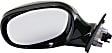 Driver and Passenger Side Mirrors, Power, Manual Folding, Heated, Paintable, No Signal Light, Memory, Puddle Light, Auto-Dimming, and Blind Spot Feature, Wagon, For Models With Shadow Line
